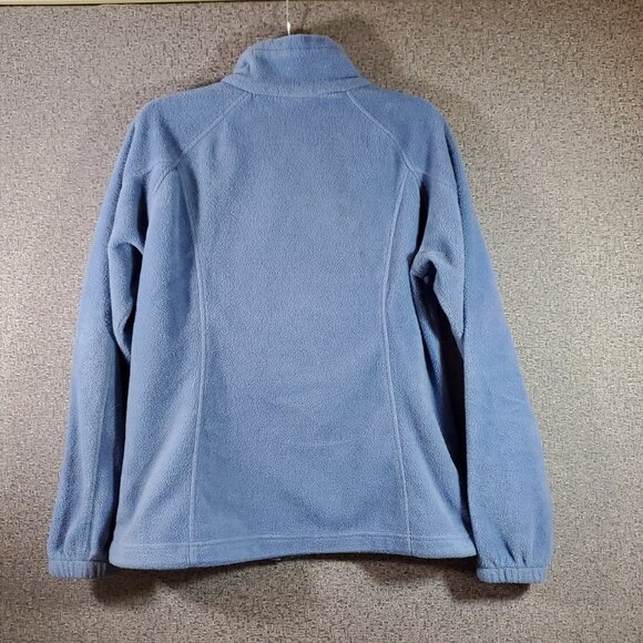 Columbia Benton Springs Full Zip Front Fleece Jacket Women's Large Blue - Picture 2 of 3